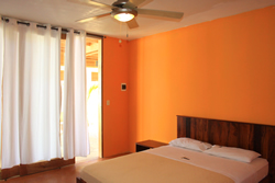 The Kites Mancora matrimonial rooms have a spacious queen bed